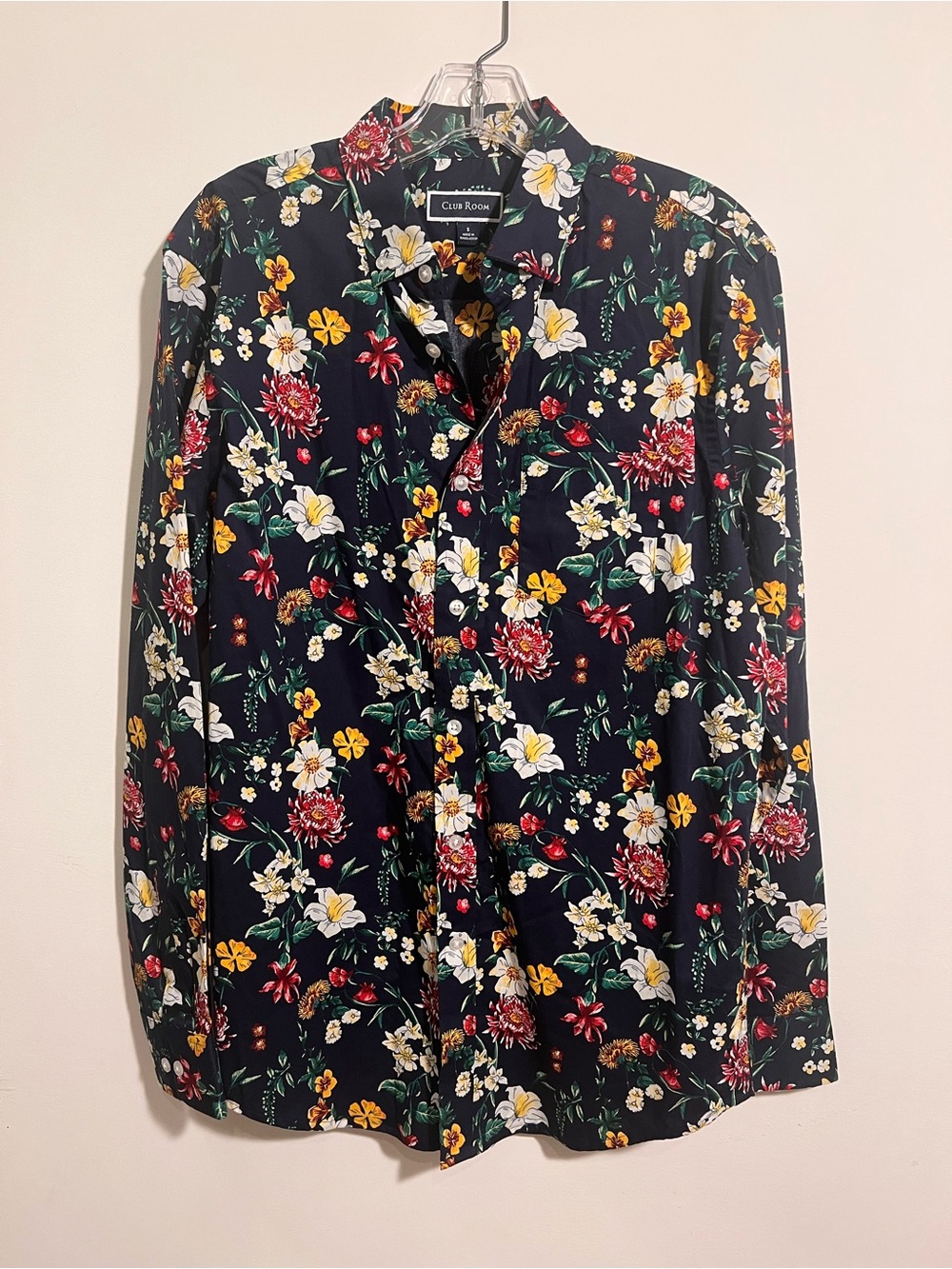 Floral Button-Up Men’s Shirt -